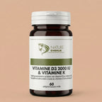 Vitamine D3 2000 IE + K2 van Nature Avenue - pot met 60 softgels