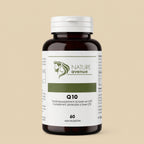 Q10 met lijnzaadolie van Nature Avenue - verpakking