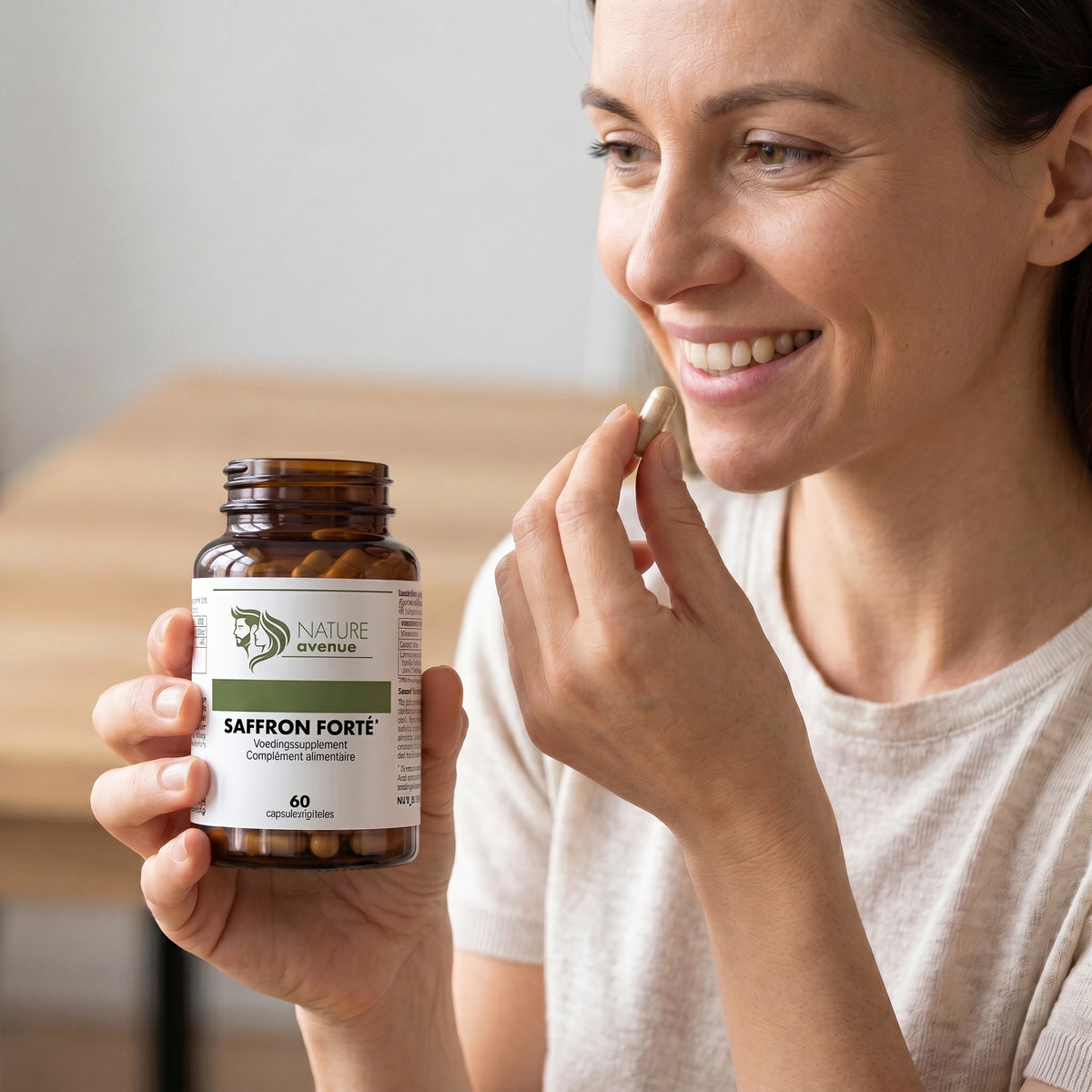 Saffron Forté van Nature Avenue - pot met 60 capsules