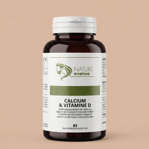 Calcium & Vitamine D van Nature Avenue - 85 kauwtabletten