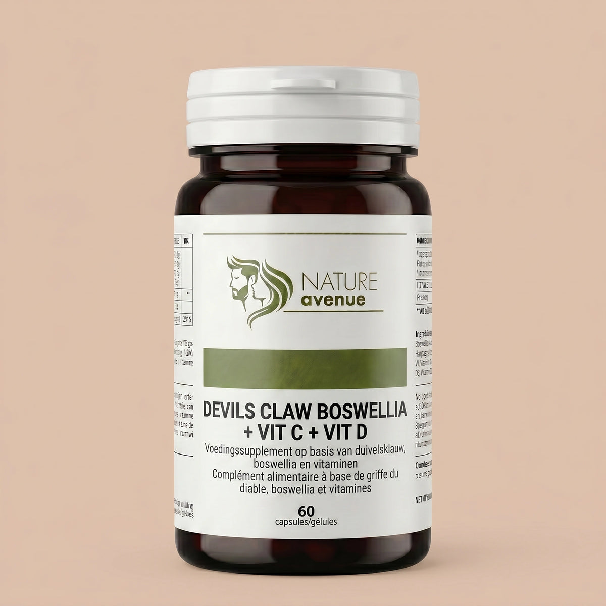 Devil's Claw & Boswellia van Nature Avenue - pot met 60 capsules