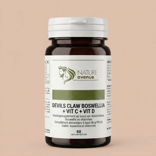 Devil's Claw & Boswellia van Nature Avenue - pot met 60 capsules