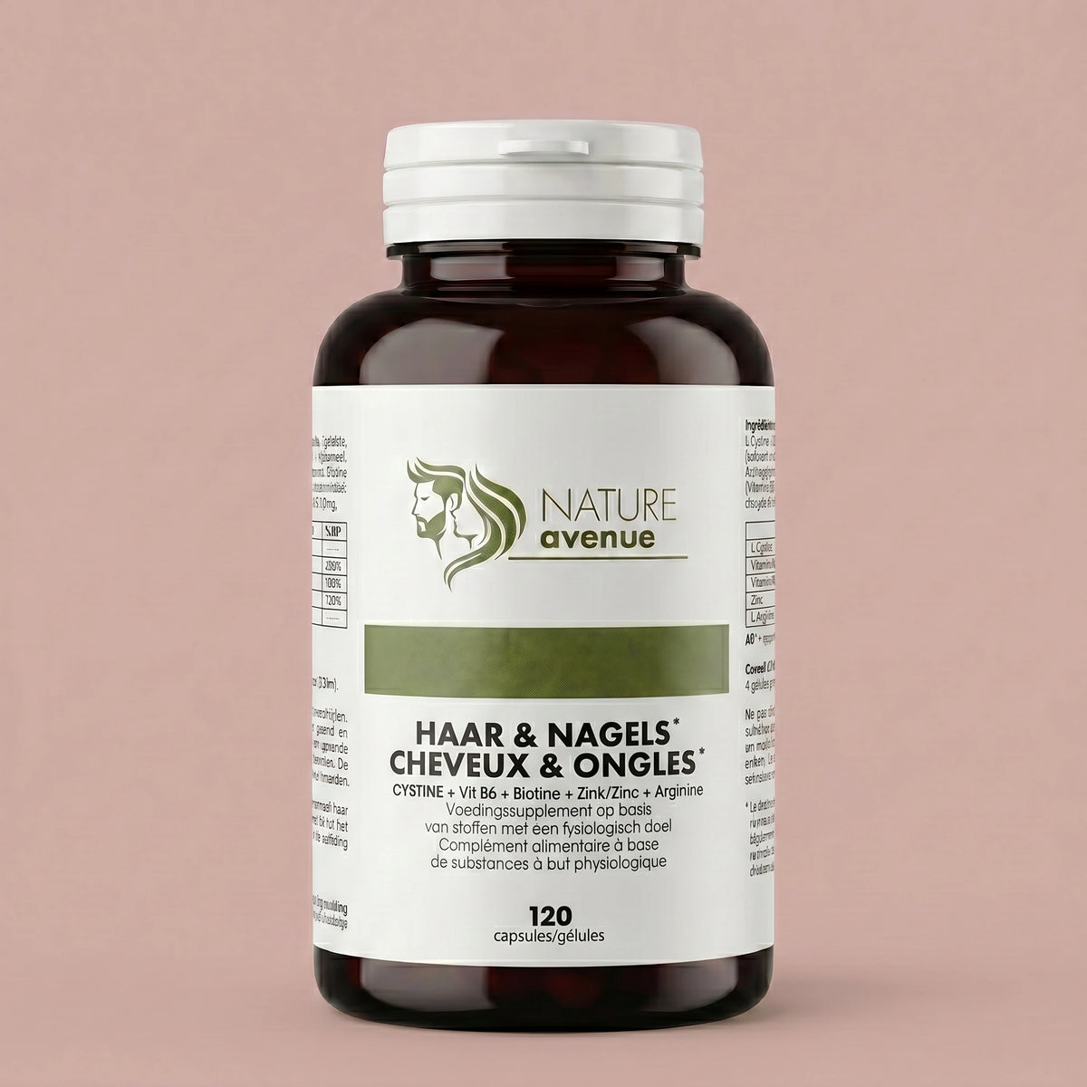 Haar en Nagels van Nature Avenue - pot met 120 capsules