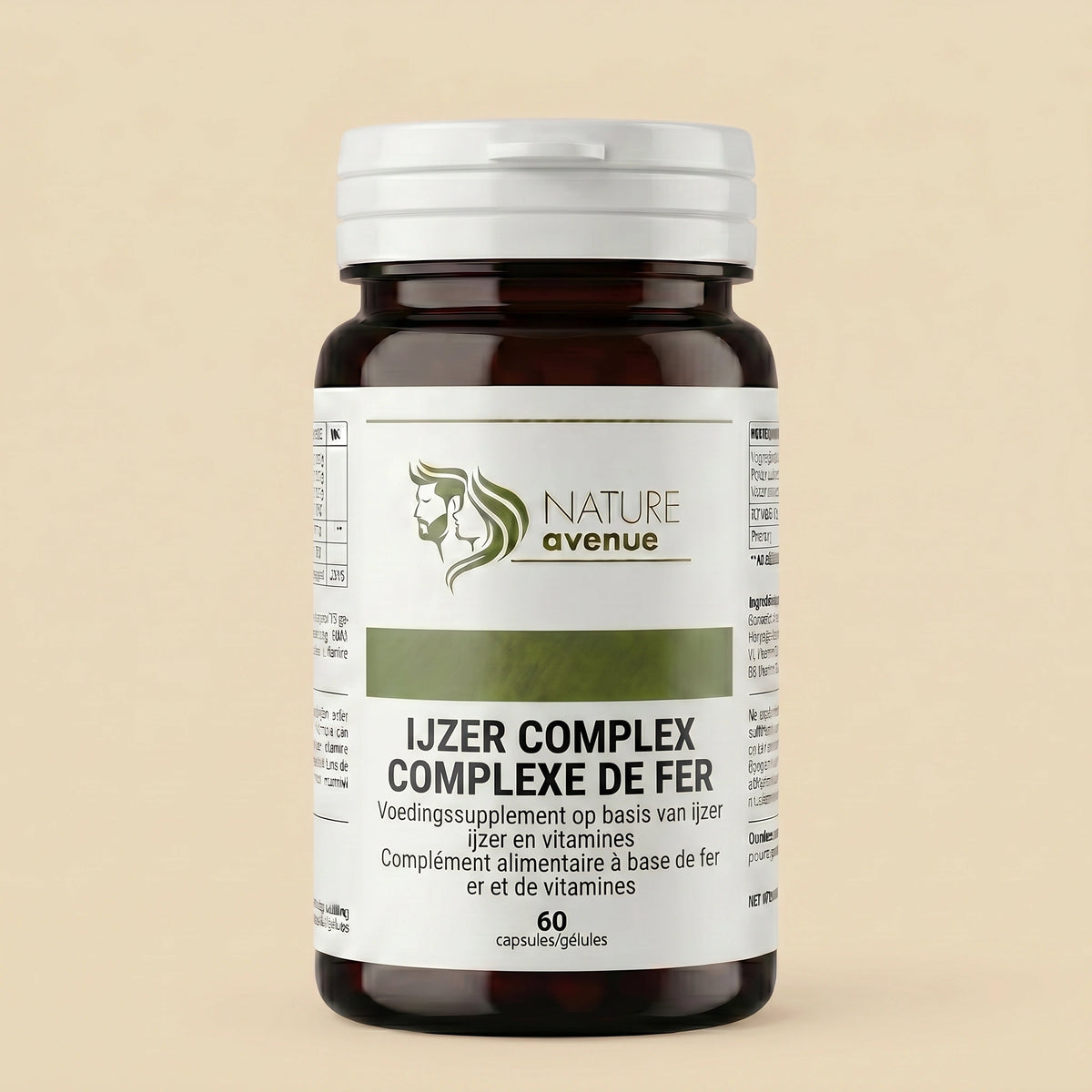 IJzer Complex van Nature Avenue - pot met 60 capsules