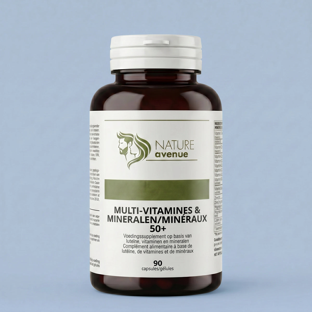 Multi-Vitamines 50+ van Nature Avenue - pot met 90 capsules