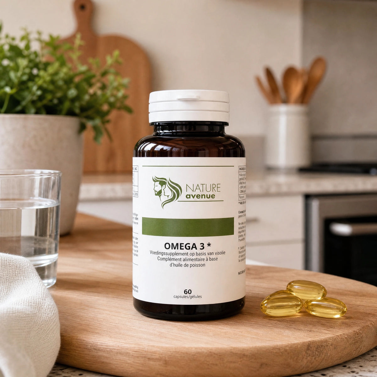 Omega 3 visoliecapsules van Nature Avenue