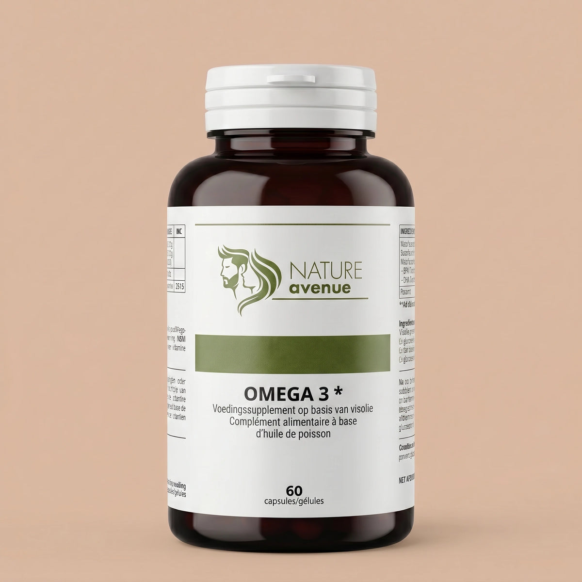 Omega 3 visolie van Nature Avenue - pot met 60 capsules