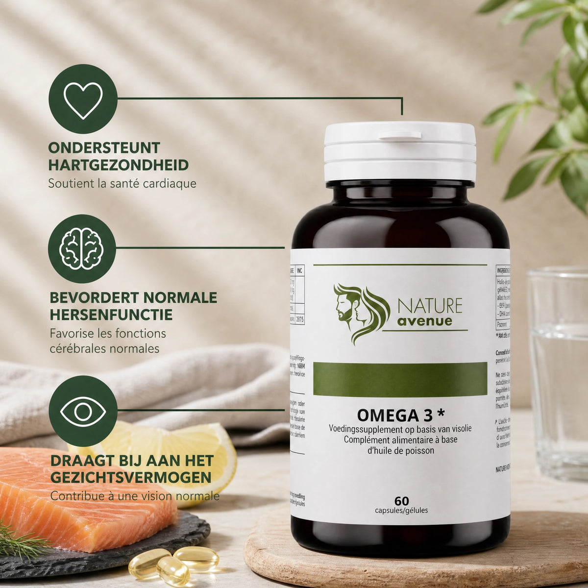 Omega 3 met EPA en DHA - verpakking
