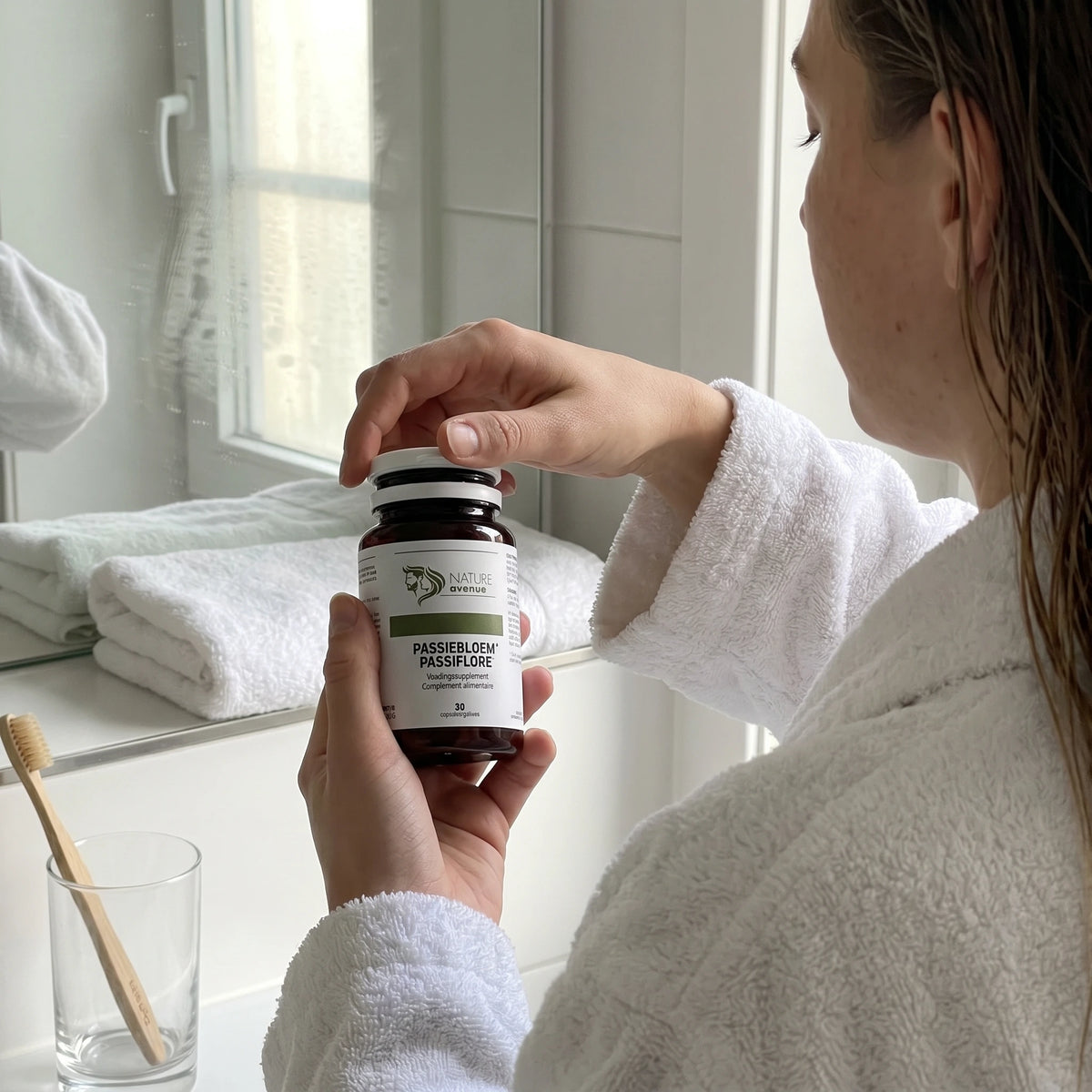 Passiebloem capsules in dagelijks gebruik